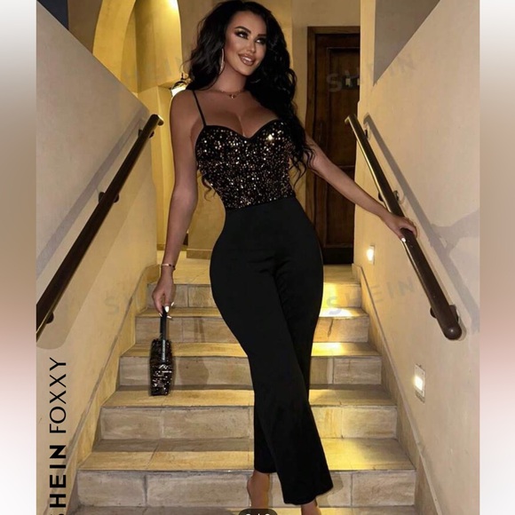 Black Women's Jumpsuit - Picture 1 of 2